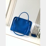 Large Loewe Amazona 180 bag in croco calfskin